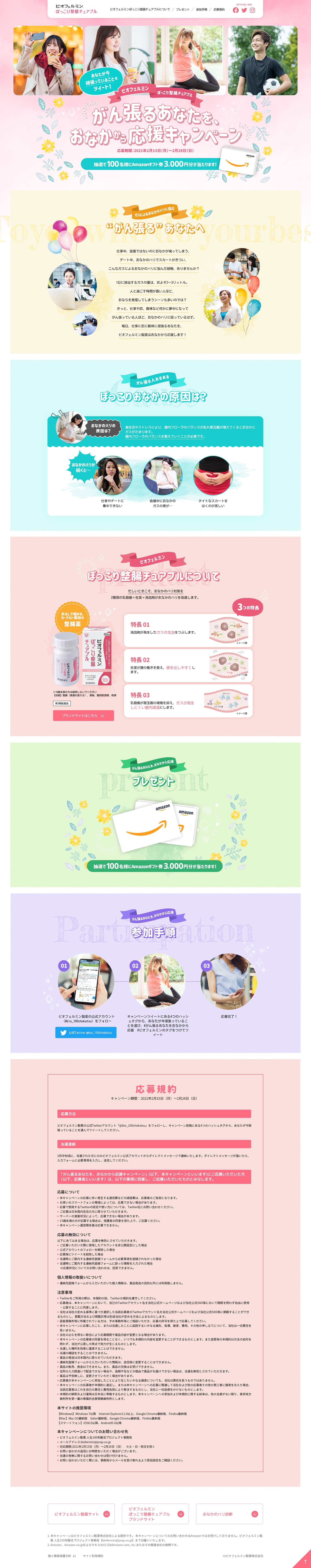 ビオフェルミン製薬様　キャンペーンページ②