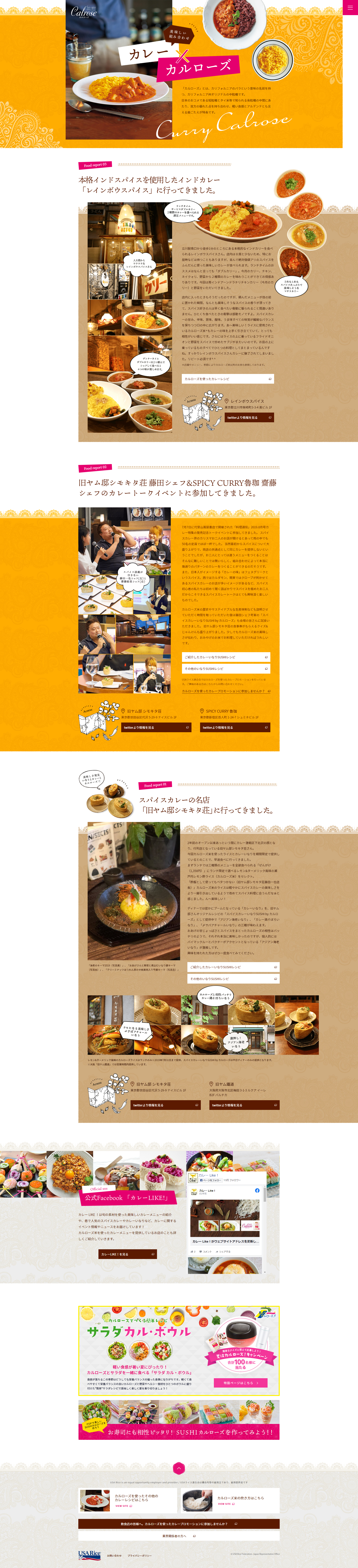 USAライス連合会様　キャンペーンサイト①